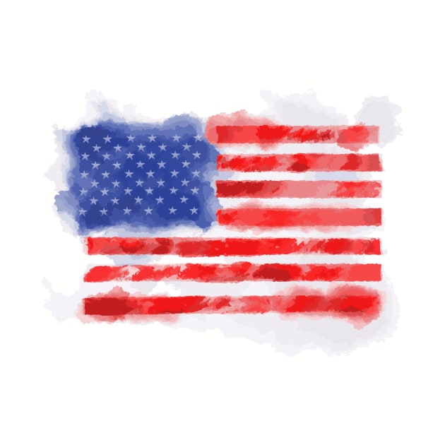 US Flag by Corialis