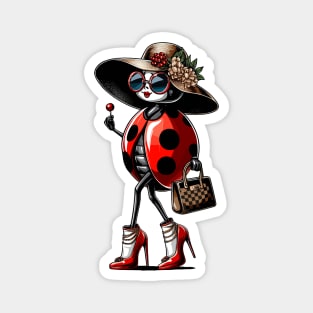 Model Ladybug Magnet