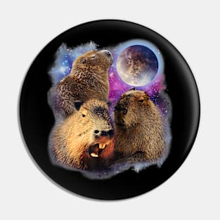 Capybara Animal Funny Pin