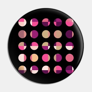 Abstract Geometric Dots Pattern Pin