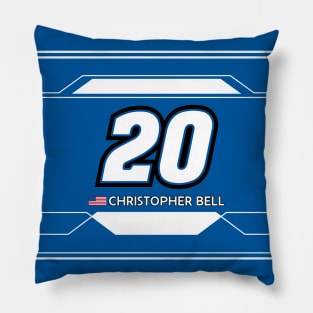 Christopher Bell #20 2023 NASCAR Design Pillow