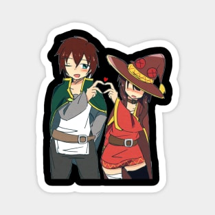 Konosuba Megumin X Kazouma Love! Magnet