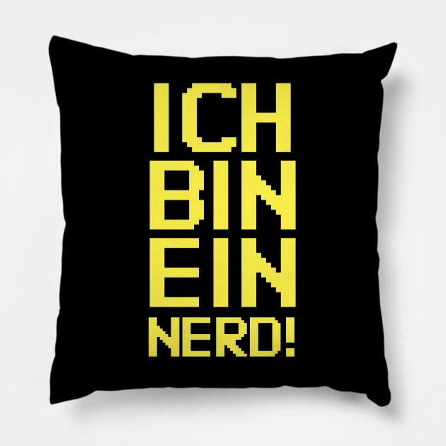 Ich Bin Ein Nerd! Pillow by  TigerInSpace