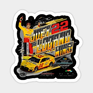 Joey Logano Race Winner Magnet