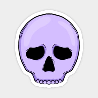 Purple Skull Magnet