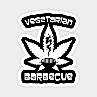 Vegetarian Barbecue Grilling Bbq Hemp Weed Ganja Magnet