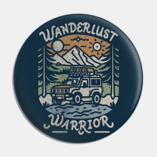 4x4 Wanderlust Warrior Pin