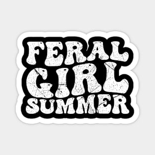 Feral Girl Summer Magnet