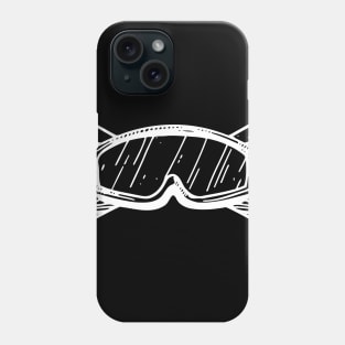 Snowboard Glasses Phone Case