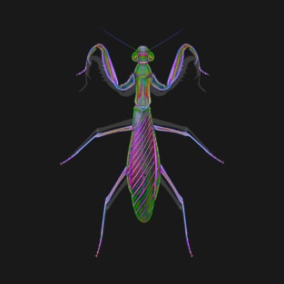 Purple Neon Mantis T-Shirt