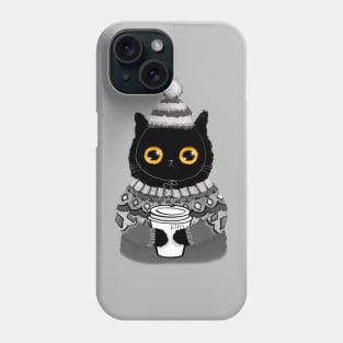 Kitty in Grey Lopapeysa Phone Case