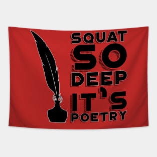 Squat Poetry Tapestry