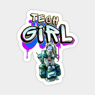 Tech Girl Magnet