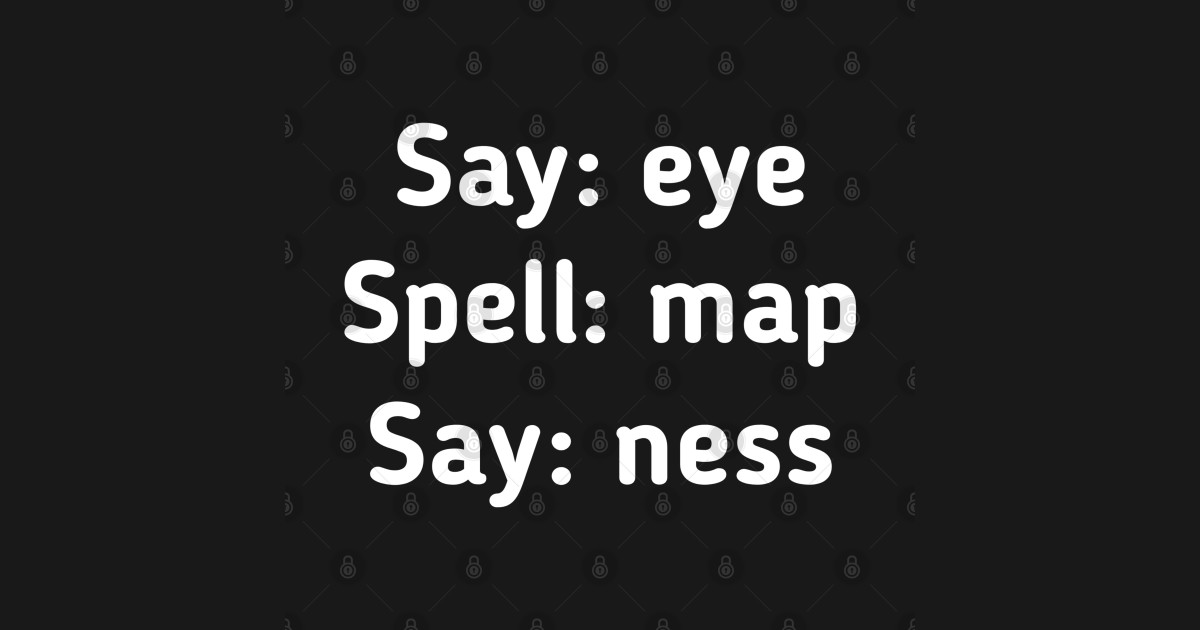 sayeye spell map say ness Sayeye Spell Map Say Ness Sticker