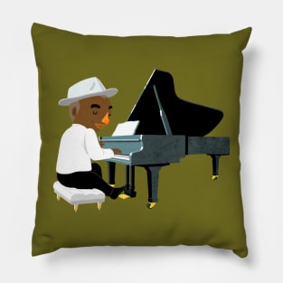 The piano part in a jazz quartet Pillow