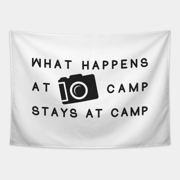 What Happens At Camp Stays At Camp Tapestry by adcastaway