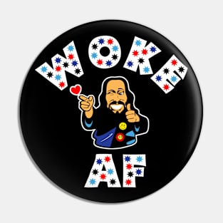 Woke AF - Jesus Pin