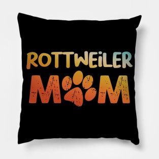 Rottweiler Mom Pillow