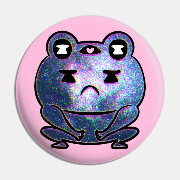 Kawaii Galaxy Space Frog Pin by Nicheek