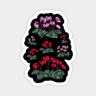 Cyclamen flowers Magnet