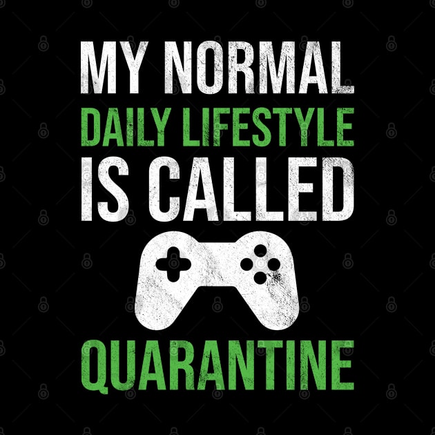 My normal daily lifestyle is called quarantine gamer by HCMGift