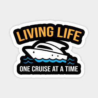 One Cruise At A Time 2024 Cruise Squad Boat, Family Cruise Trip, Friends Matching Vacation Ship Magnet