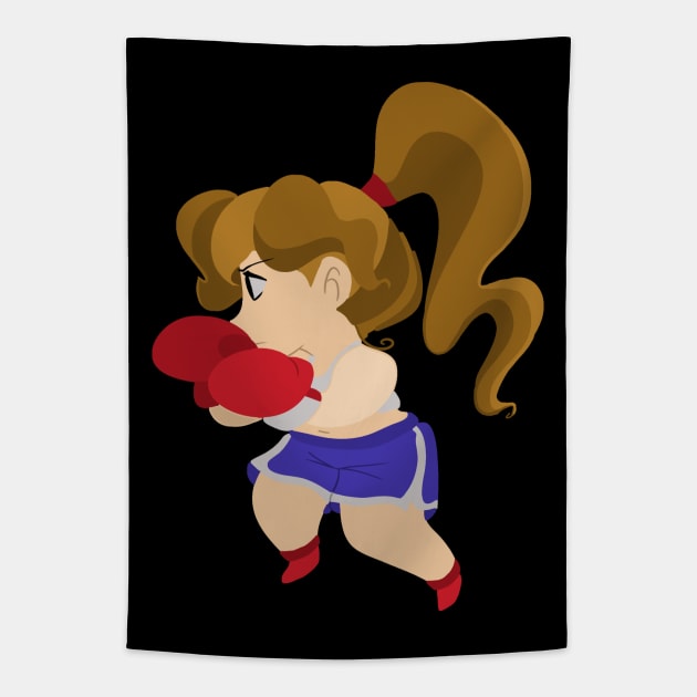 Cute Little Boxer Girl Tapestry by saradaboru