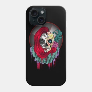 Sugar Skull Jester Girl Clown Phone Case