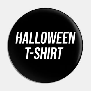 Halloween T-Shirt Pin