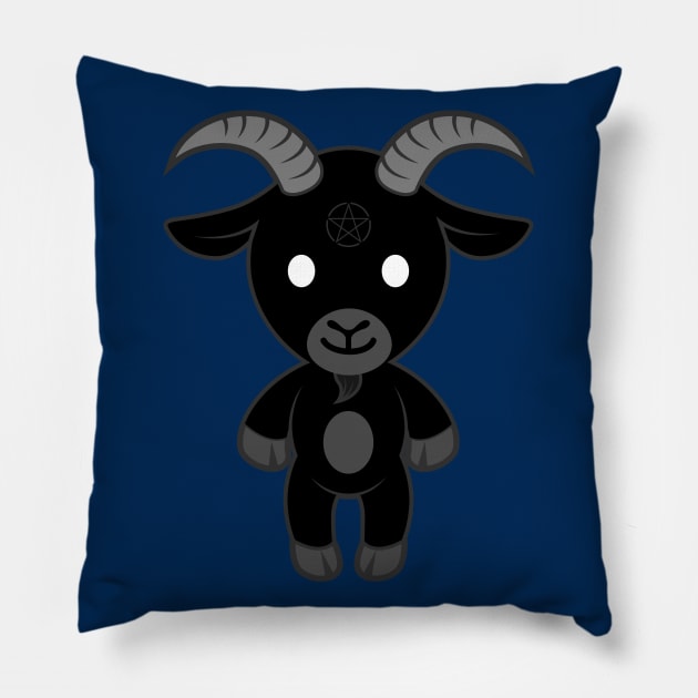 Black Phillip Pillow by ZombieGirl01