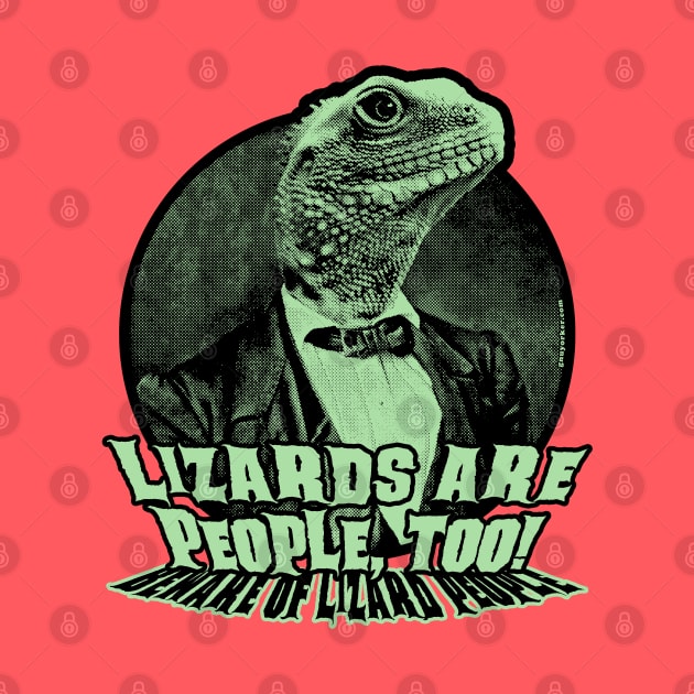 Lizards are people, too! (Beware of lizard people) by UselessRob