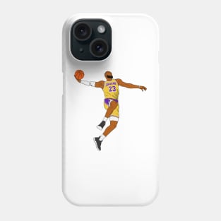 leborn james dunk Phone Case