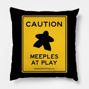 Meeples at Play Pillow