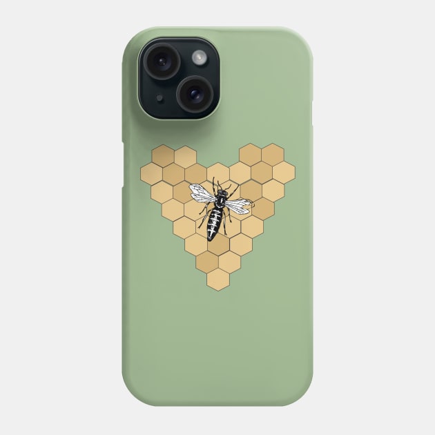 Bee Queen Phone Case by killmonkies