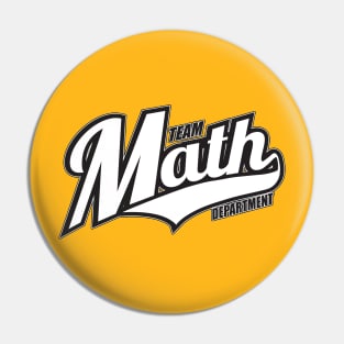 Math Team Plain Pin