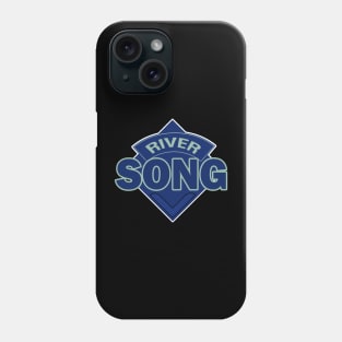 River Song - Doctor Who Style Logo - Spoilers Phone Case