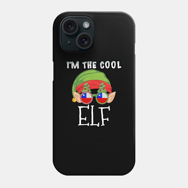 Christmas  I'm The Cool Chilean Elf - Gift for Chilean From Chile Phone Case by Country Flags