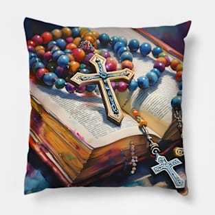 Holy Rosary Pillow