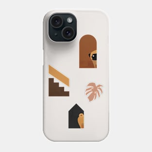 Hide and Seek Pug Abstract Phone Case