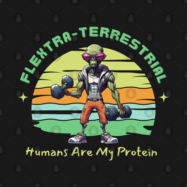 Felxtra-Terrestrial by Kenny The Bartender's Tee Emporium