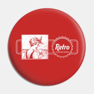Retro Cream Soda Ad Pin