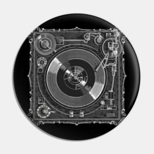 Retro Turntable Pin