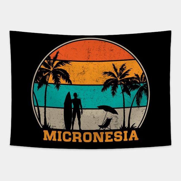 Micronesia surf beach Tapestry by NeedsFulfilled