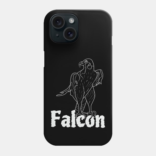 Bird falcon Phone Case by Alekvik