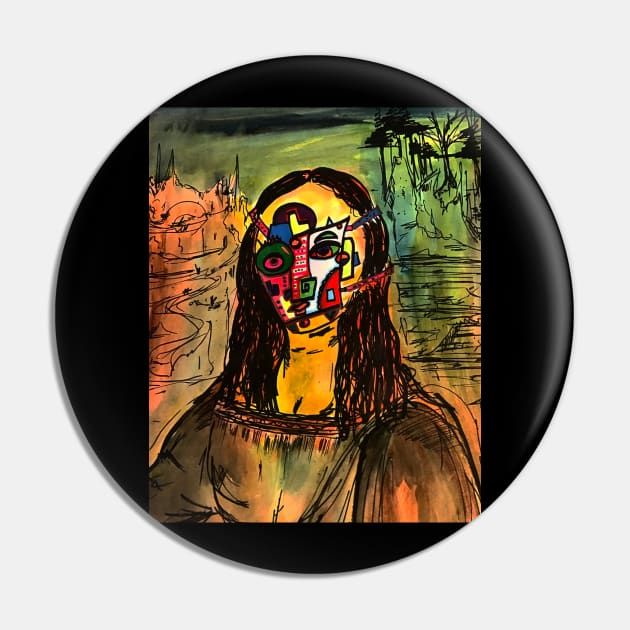 Mona Lisa X Picasso Pin by Mr_Bentley