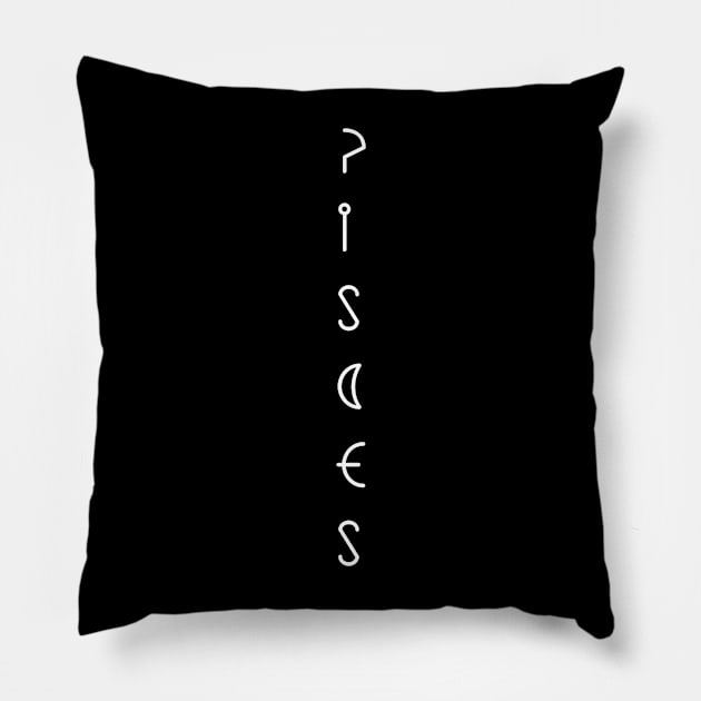 Pisces Vertical Pillow by Zodiac Syndicate