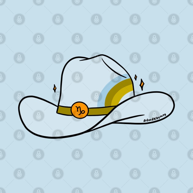 Capricorn Cowboy Hat by Doodle by Meg