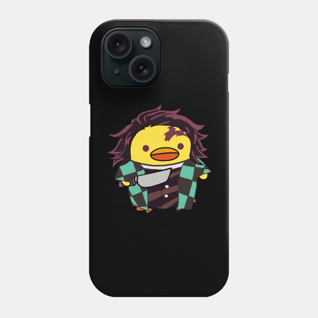 Tanjiro , Duck with knife! Phone Case by Anime Meme's
