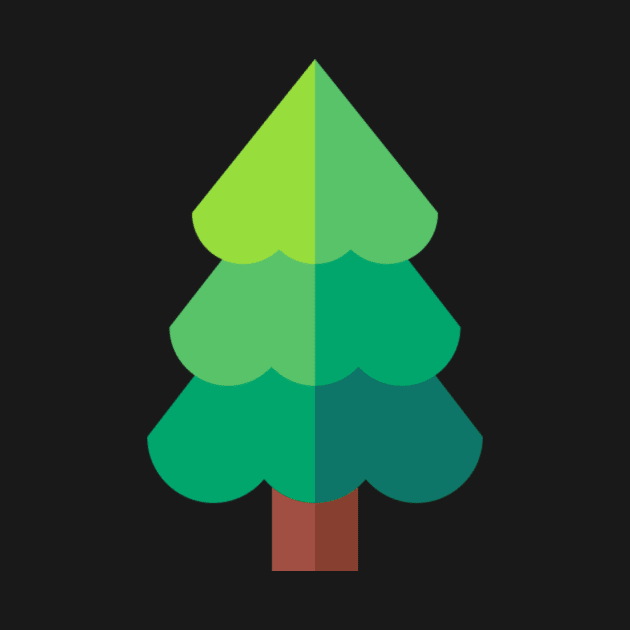 pine tree icon by Lonneketk