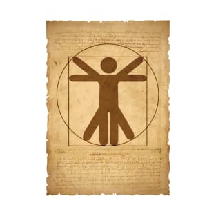 Vitruvian Stickman T-Shirt